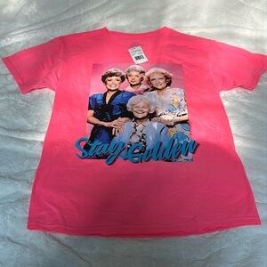 The golden girls T-shirt Stay Golden Betty White Neon Pink